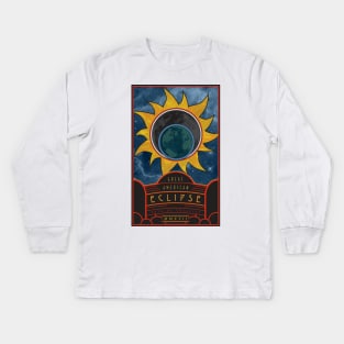 Great American Eclipse: Tarot Kids Long Sleeve T-Shirt